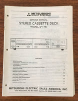 Mitsubishi DT-76  Service Manual *Original*
