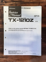 Pioneer TX-1210Z Tuner Service Manual Supplement *Original*