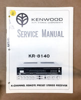 Kenwood KR-8140 Receiver  Service Manual *Original*