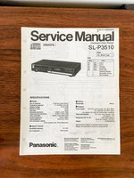 Panasonic SL-P3510 CD Player Service Manual *Original*