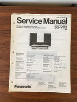 Panasonic SG-V03 Stereo Service Manual *Original*