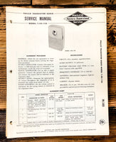 Philco Ford T-50 Code 126 Radio Service Manual *Original*