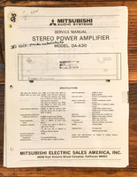 Mitsubishi M-A30 Amplifier  Service Manual *Original*