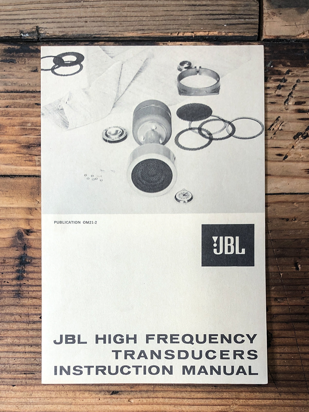 JBL Transducers 075 375 LE175 1217-1290 Speaker  Owner / User Manual *Original*