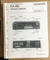 Kenwood KA-88 Amplifier  Service Manual *Original*