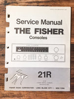 Fisher Model 21R Receiver Service Manual *Original*