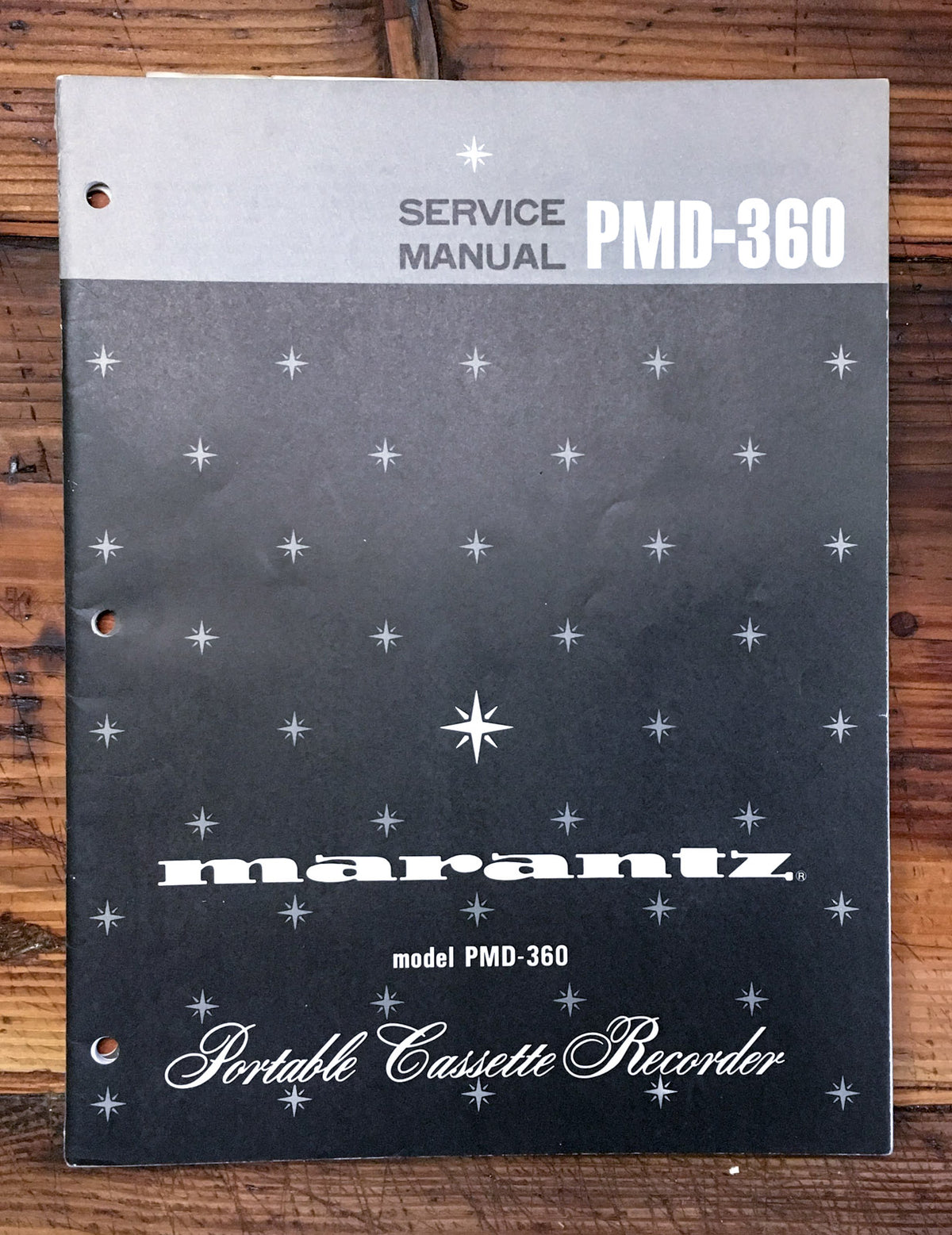 Marantz PMD-360 Cassette  Service Manual *Original*