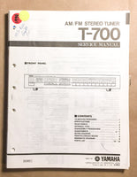 Yamaha T-700 Tuner  Service Manual *Original*