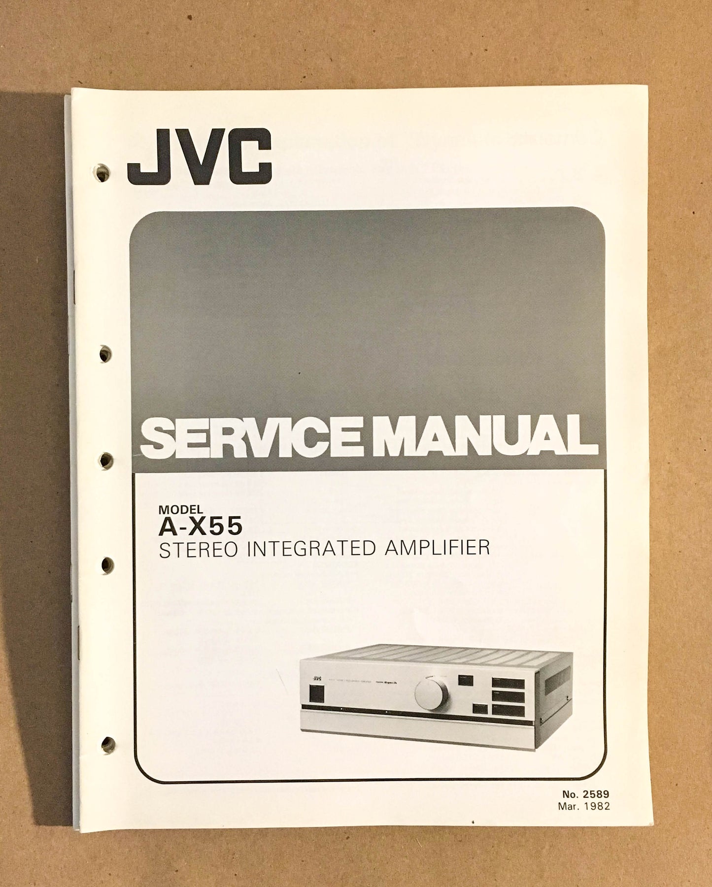JVC A-X55 Amplifier  Service Manual *Original*