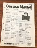 Technics SE-P4 Amplifier Service Manual *Original*