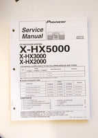 Pioneer X-HX5000 -HX3000 -HX2000 Stereo System Service Manual *Original*