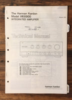 Harman Kardon HK 6900 HK-6900 Amplifier Service Manual *Original*