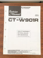 Pioneer CT-W901R Cassette Service Manual *Original*