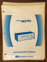 Dokorder Model 8070 Tuner  Service Manual *Original*