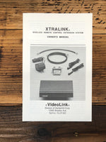 Xantech VideoLink XTRALINK Remote Control  Owner / User Manual *Original*