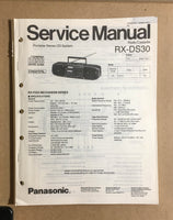 Kenwood RX-DS30 Portable Radio Stereo  Service Manual *Original*