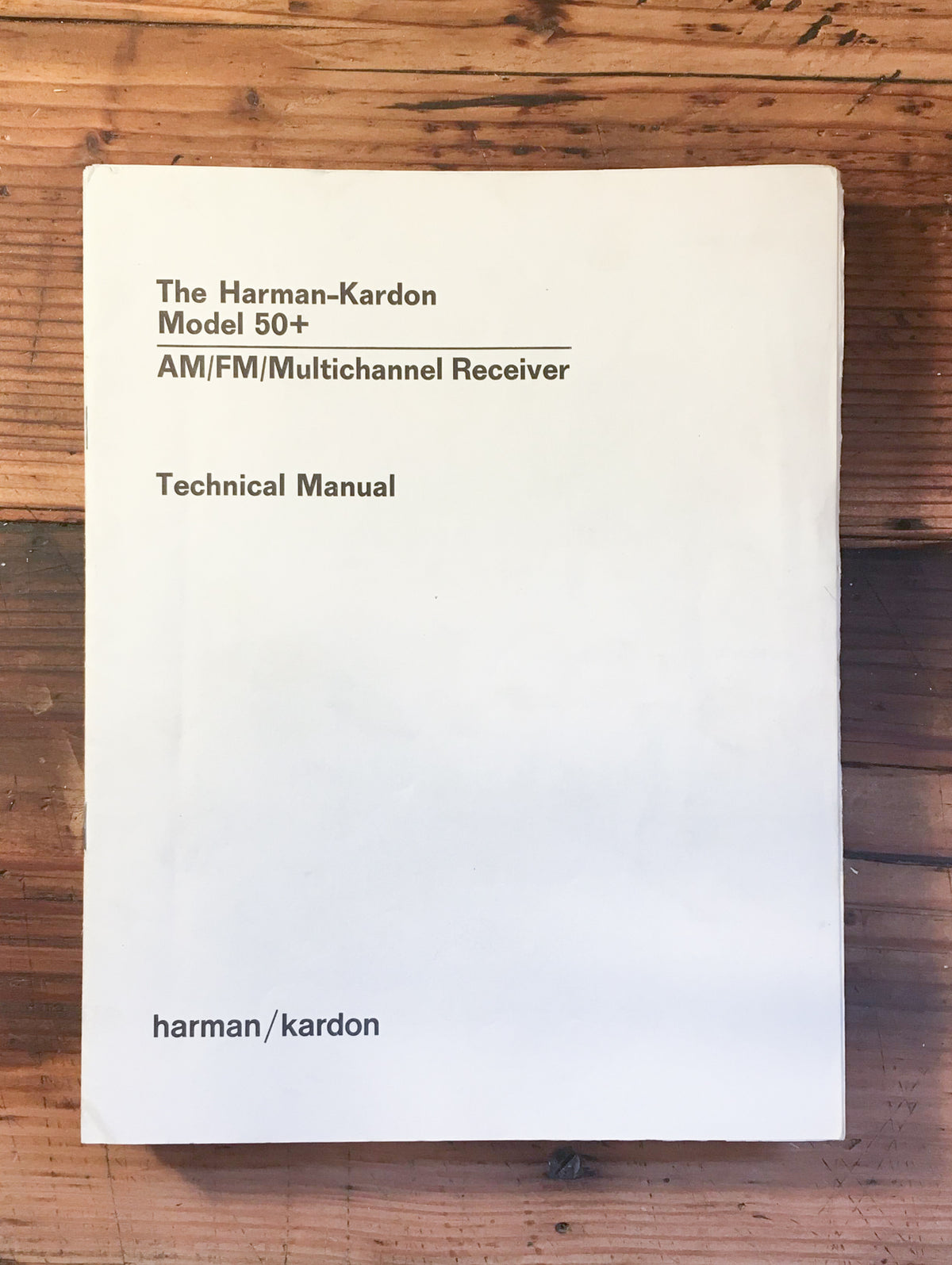 Harman Kardon HK 50+ 50 Plus Receiver Service Manual *Original*