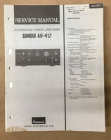 Sansui AU-417 Amplifier Service Manual *Original*