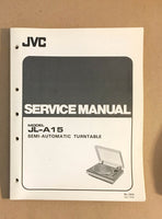 JVC JL-A15 Turntable  Service Manual *Original*