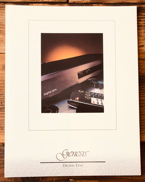 Genesis Digital Lens Processor 3 pg  Dealer Brochure *Orig*