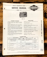 Philco Ford T-65 T65 Radio Service Manual *Original*