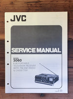 JVC Model 3060 Portable TV Service Manual *Original*