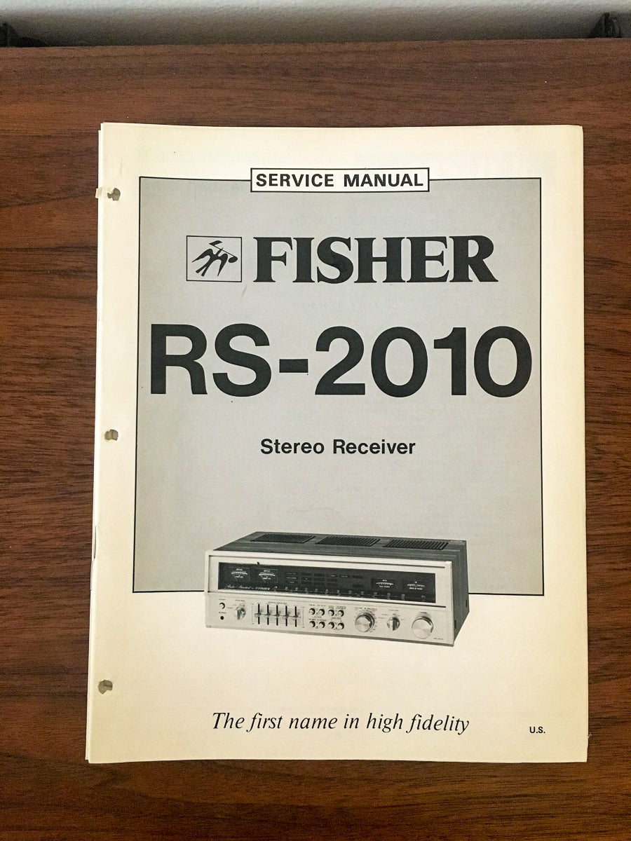 Fisher RS-2010 Receiver Service Manual *Original*