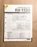 Yamaha RX-1130 Receiver  Service Manual *Original*