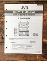 JVC CA-MX44 BK Stereo Service Manual *Original*