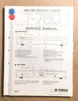 Yamaha T-760 Tuner  Service Manual *Original*