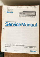 Philips 22AH384 /44 AMPLIFIER  Preliminary Service Manual *Original*