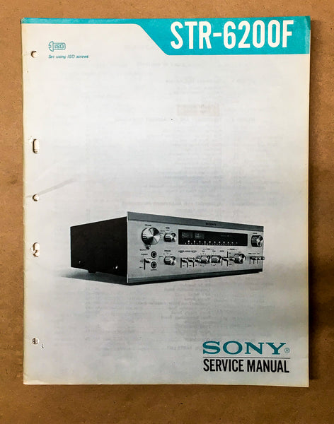 Sony STR-6200F Receiver Service Manual *Original*