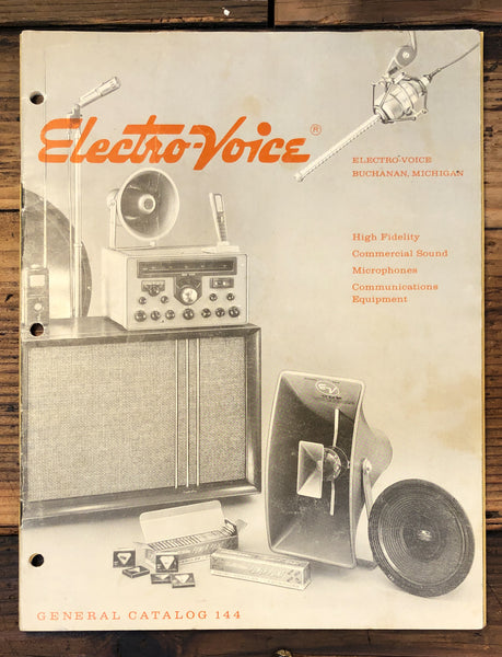 EV Electro-Voice Hifi 15 pg Catalog Patrician 700 Aristocrat T250 SP15   *Orig*