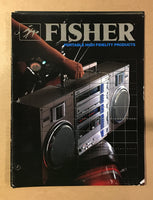 Fisher 1981 HT-800 / HT800 Hifi TV Brochure  3 pg *Orig*