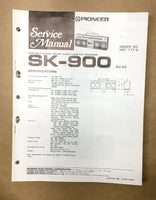 Pioneer SK-900 Radio Cassette Service Manual *Original*