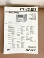 Sony STR-NX1 STR-NX3 Receiver  Service Manual *Original*