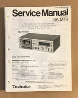 Technics / Panasonic RS-M44   Service Manual *Original*