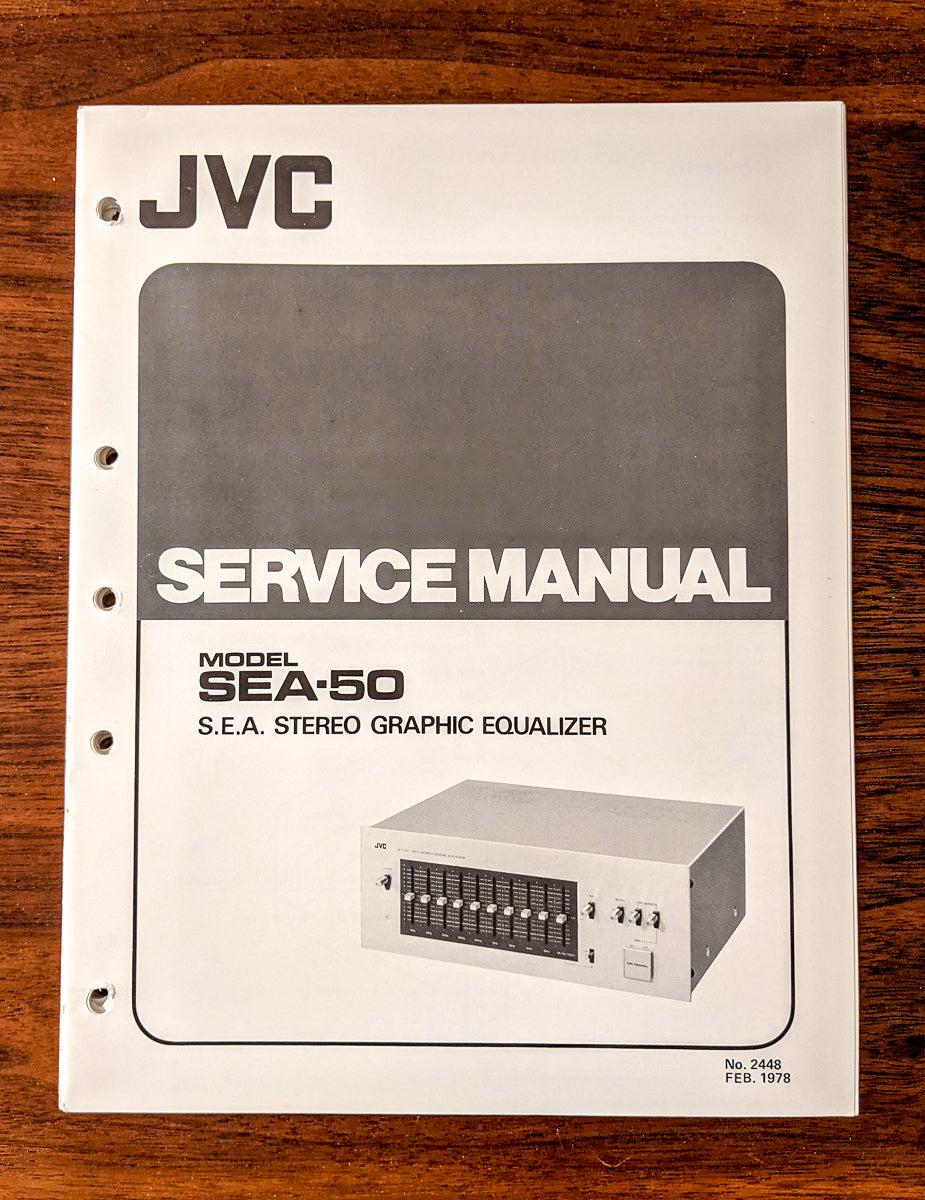 JVC SEA-50 Equalizer Service Manual *Original*