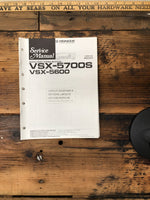 Pioneer VSX-5700S VSX-5600 Receiver Service Manual *Original*