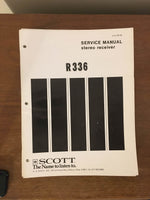Scott R336 RECEIVER  Service Manual *Original*