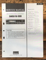 Sansui RA-1000 Reverb  Service Manual *Original*