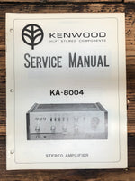 Kenwood KA-8004 Amplifier  Service Manual *Original*