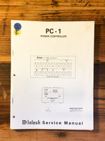McIntosh PC-1 Controller Service Manual *Original*