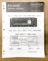 Kenwood KA-990D Integrated Amplifier Service Manual *Original*