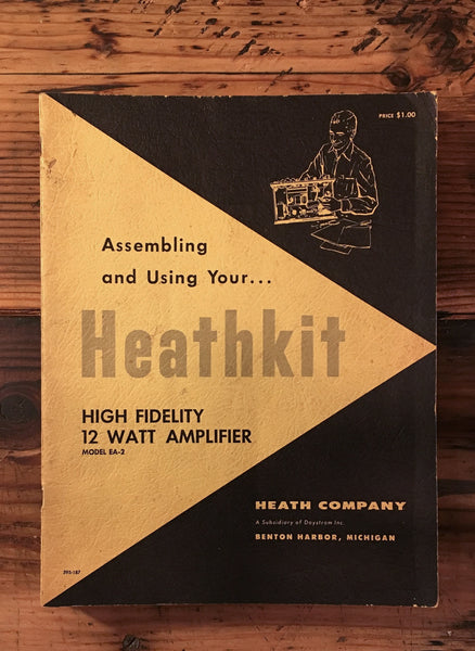 Heathkit EA-2 Amplifier Service Manual *Original*