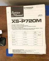 Pioneer XS-P720M Stereo System Service Manual *Original*