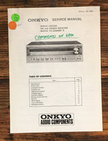 Onkyo TX-2500 MKII  Receiver  Service Manual *Original*