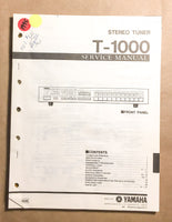 Yamaha T-1000 Tuner  Service Manual *Original*