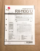 Yamaha RX-1100 RX-1100U Receiver  Service Manual *Original*