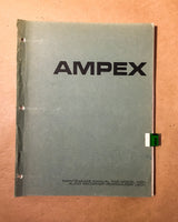 Ampex Model 1450 Recorder / Reproducer  Service Manual *Original*